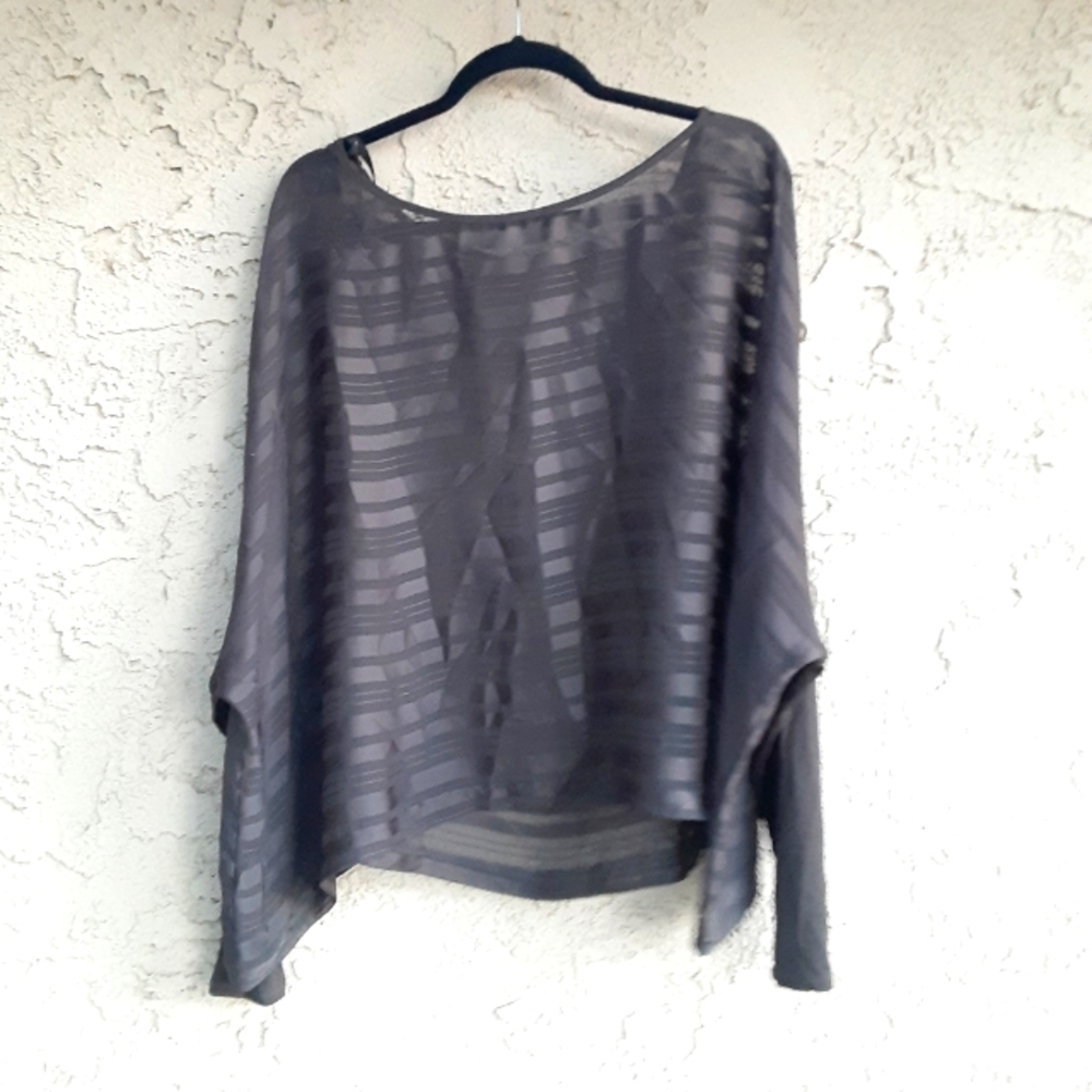 Live Unlimited London Black Women Seethru Top